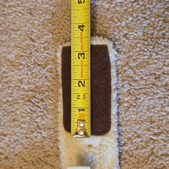 Dog vest Size XS chocolate corduroy w/fleece lining - Picture 8 of 9